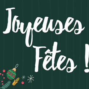 Bonnes fêtes